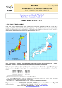 Conséquences sanitaires de Fukushima