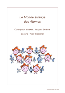 Le Monde étrange des Atomes