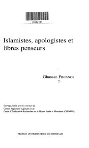 Islamistes, apologistes et libres penseurs