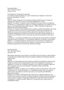 Psychiatria Polska 2011, tom XLV, numer 2 strony 177–196 Jan