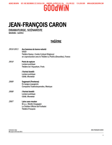 jean-françois caron