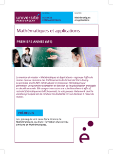 Mathématiques et applications