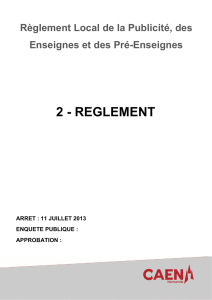 Règlement RLP-21-06-13