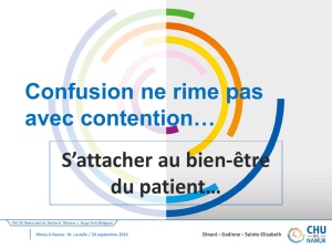 S`attacher au bien-être du patient