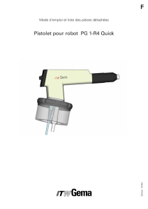 Pistolet pour robot PG 1-R4 Quick