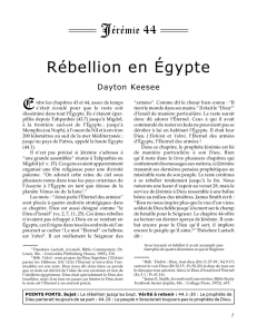 Rébellion en Égypte