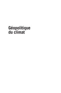 Géopolitique du climat