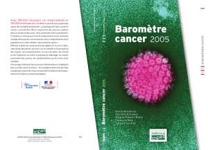 Baromètre cancer 2005