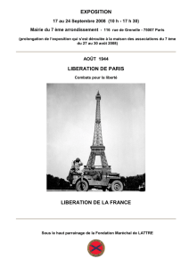 exposition liberation de paris liberation de la france - Clan-R
