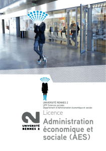 Administration économique et sociale (AES)