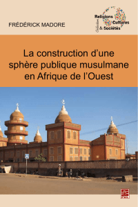 La construction d`une sphère publique musulmane en Afrique de l