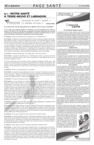 Capsules santé - Fédération des francophones de Terre