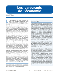 Les carburants de l`économie