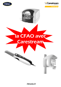 la CFAO avec la CFAO avec Carestream