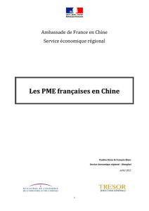 Les PME françaises en Chine