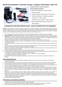 BA126 Automatiklader / Automatic Charger / Chargeur Automatique
