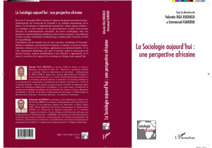 La Socio une p La Sociologie aujourd`hui : une perspective africaine