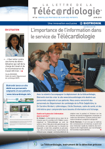 Version PDF - La Lettre de la Télécardiologie de Biotronik