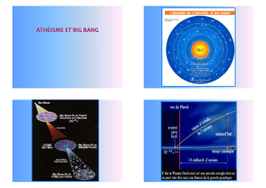 1 3 +++ Athéisme et Big Bang