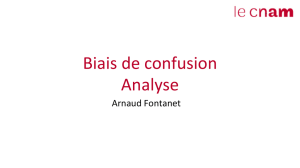 Biais de confusion Analyse - Fun-Mooc
