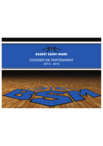 dossier de partenariat - Basket Saint-Mard