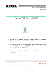 Circuit RC Type ARCRC