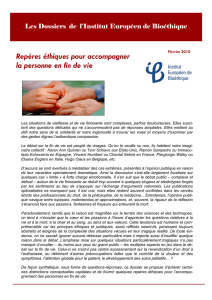 Dossiers - Institut Européen de Bioéthique