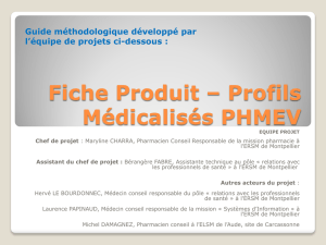 Fiche Produit – Profils Médicalisés PHMEV