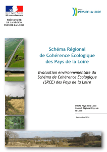Schéma Régional de Cohérence Écologique des Pays de la Loire