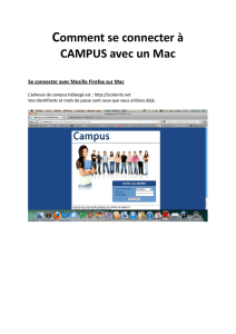 Comment se connecter à CAMPUS avec un Mac