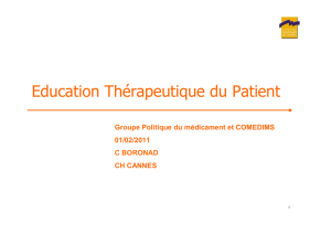 Education Thérapeutique du Patient