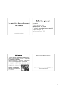 COURS Publicite du medicament en France DCEM1_OK