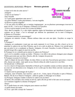 Resumé antigone chapitre par chapitre