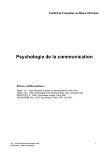 La Psychologie de la Communication - le site de la promo 2006-2009
