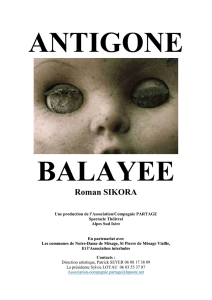 ANIGONE balayée - Association Théâtre Compagnie Partage