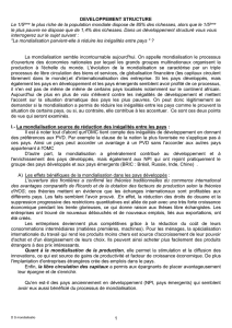 DEUXIEME PARTIE : DEVELOPPEMENT STRUCTURE (7