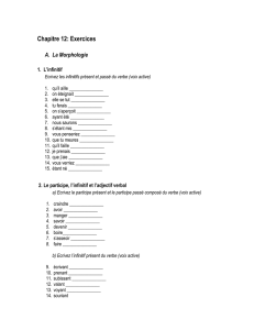 Chapitre 12: Exercices