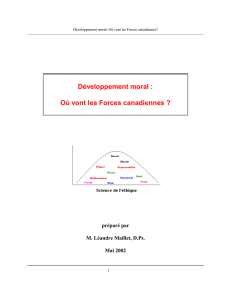 Âge chronologique et développement moral