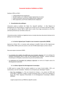 Economie Sociale et Solidaire en PACA Quelques chiffres en PACA