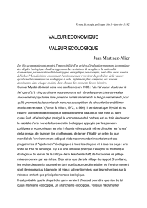 valeur economique