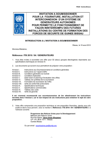 ITB Document - UNDP | Procurement Notices