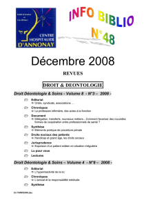 Soins Aides Soignantes – N°25 – Décembre 2008