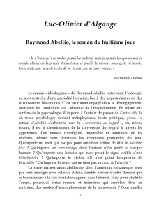 Raymond Abellio, le roman du huitème jour - Luc