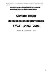 Printemps - mandature 2000-2004