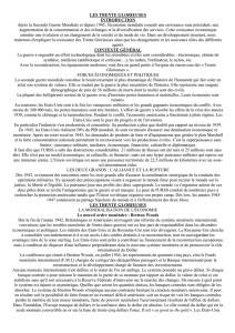 les trente glorieuses