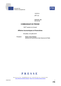 11615/14 1 FR 8 juillet 2014 Principaux résultats du Conseil Le