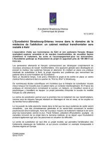 L`Eurodistrict Strasbourg-Ortenau innove dans le domaine de la