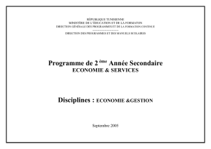structure du programme