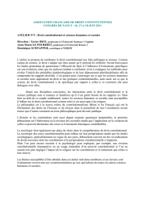 ASSOCIATION FRANÇAISE DE DROIT CONSTITUTIONNEL