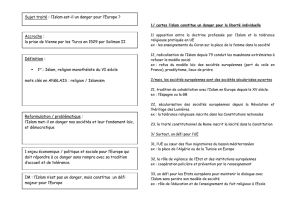 1/ 1/ certes l`islam constitue un danger pour la liberté individuelle 11